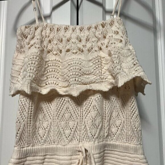 Vintage Havana Crochet  MiniDress (Size L) - Picture 4 of 7